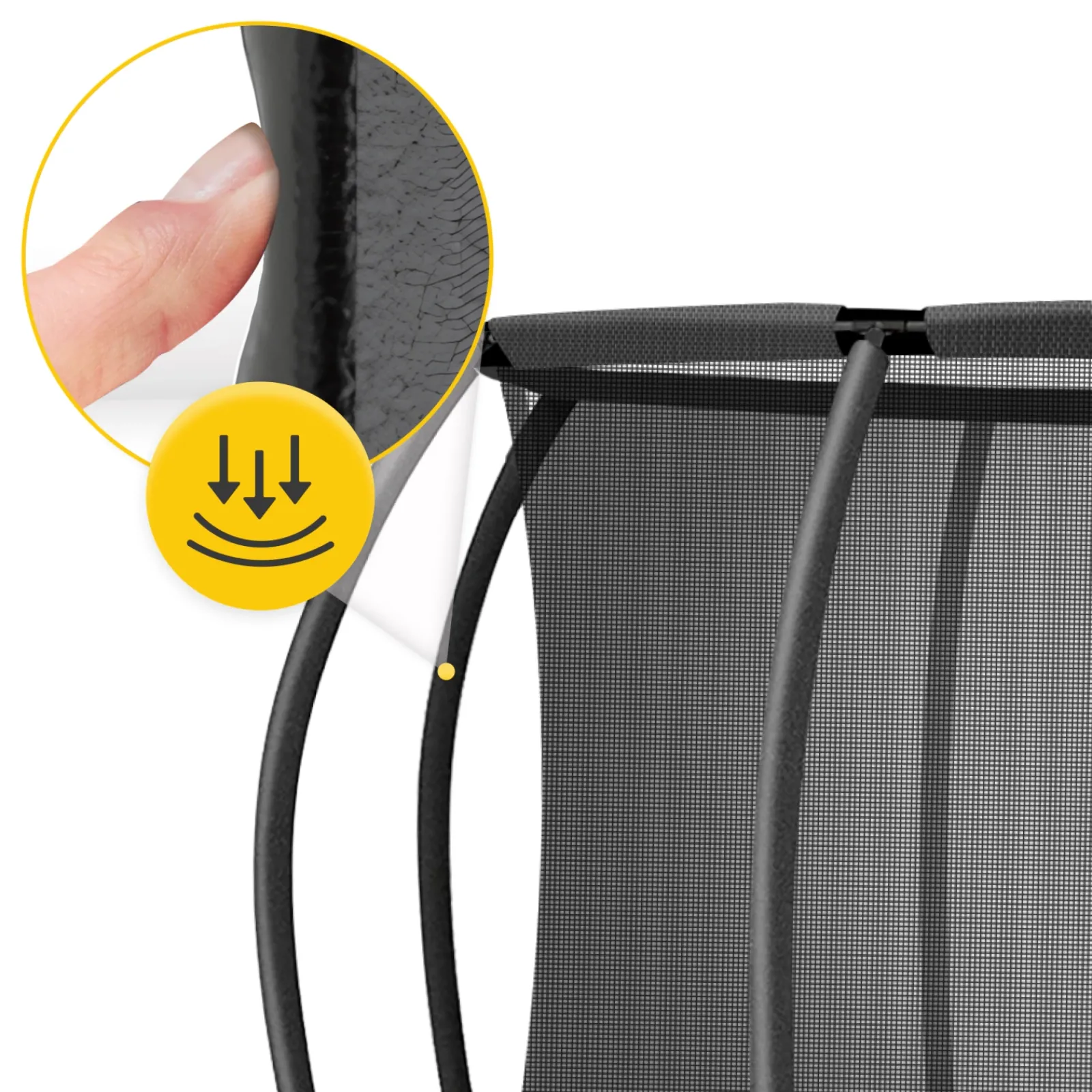 4FIZJO Trampolina ogrodowa dla dzieci PRO 435cm 14FT Zielony / Czarny Hot