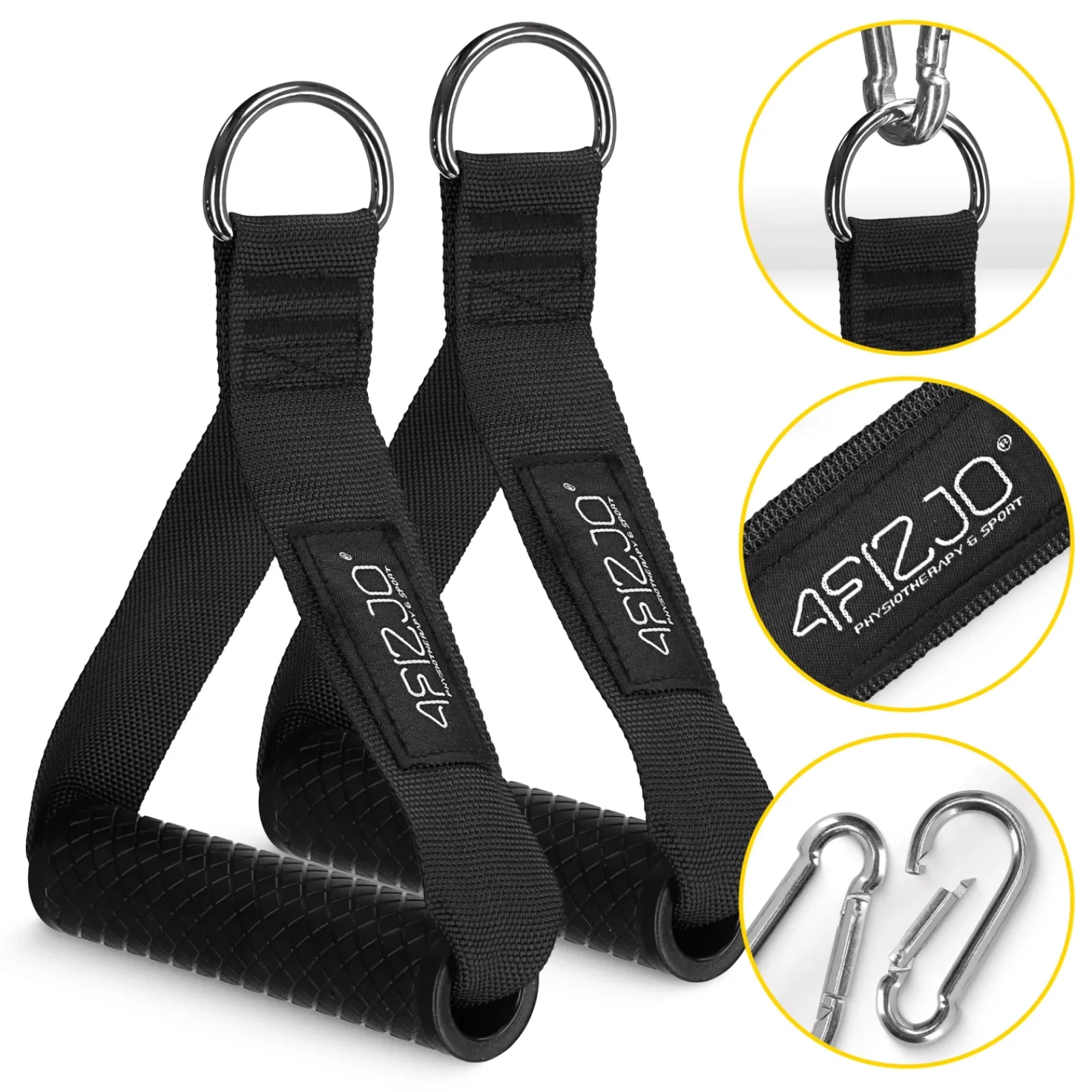 4FIZJO Uchwyty gumowe do wyciągu 2 szt. Clearance