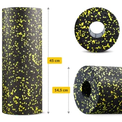 4FIZJO Wałek do masażu piankowy EPP 45 cm żółty