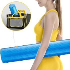 4FIZJO Wałek do masażu z wypustkami CARE+ 90 cm niebieski Best