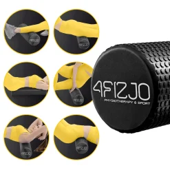 4FIZJO Wałek do masażu z wypustkami CARE+ 60 cm czarny Discount