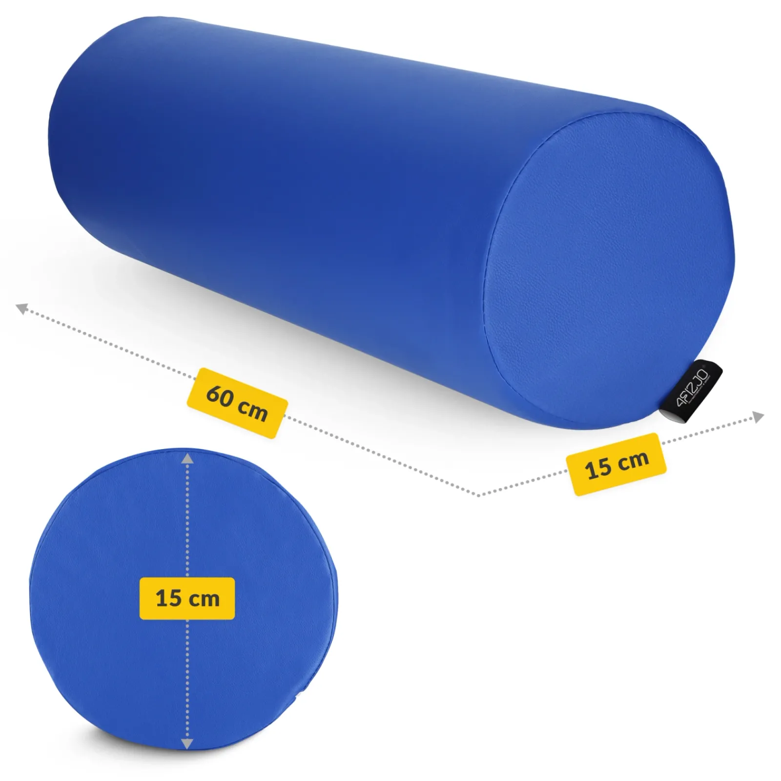 4FIZJO Wałek rehabilitacyjny kształtka do masażu 60 × 15 cm niebieska Online