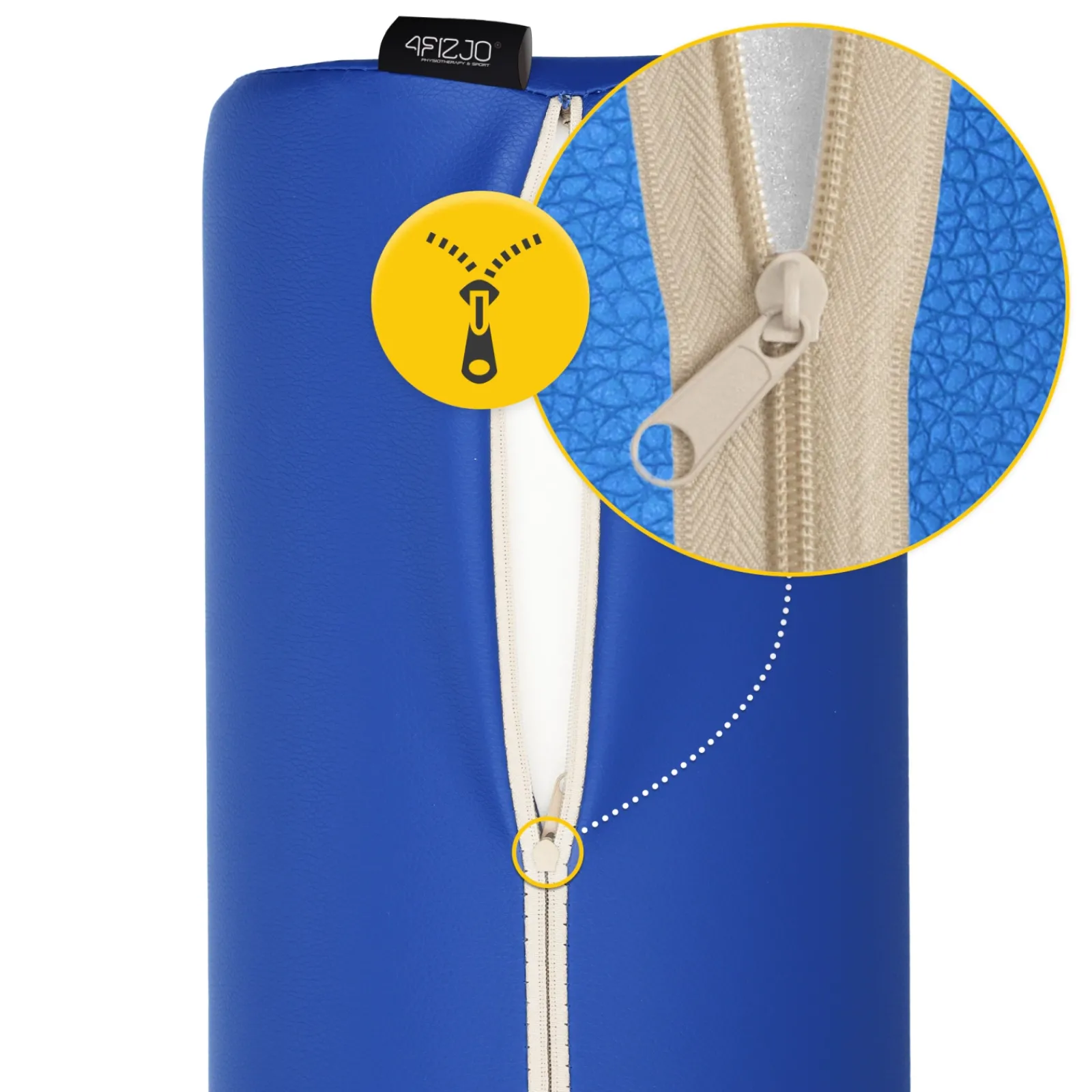 4FIZJO Wałek rehabilitacyjny kształtka do masażu 60 × 15 cm niebieska Online