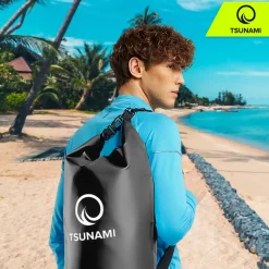 4FIZJO Worek wodoodporny 20 litrów TSUNAMI czarny Outlet