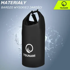 4FIZJO Worek wodoodporny 30 litrów TSUNAMI czarny Discount