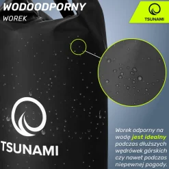4FIZJO Worek wodoodporny 30 litrów TSUNAMI czarny Discount