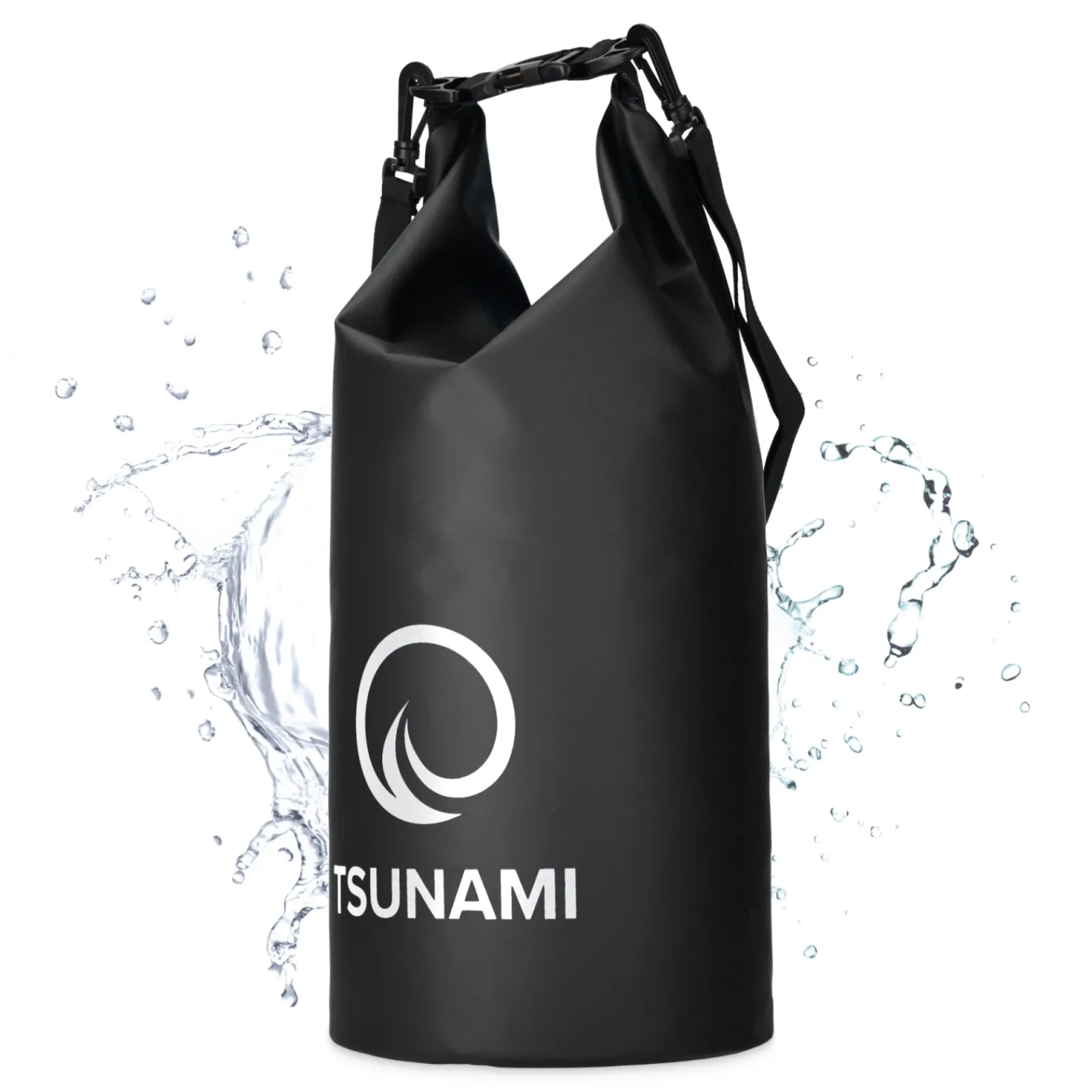 4FIZJO Worek wodoodporny 10 litrów TSUNAMI czarny Best