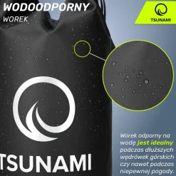 4FIZJO Worek wodoodporny 5 litrów TSUNAMI czarny Best