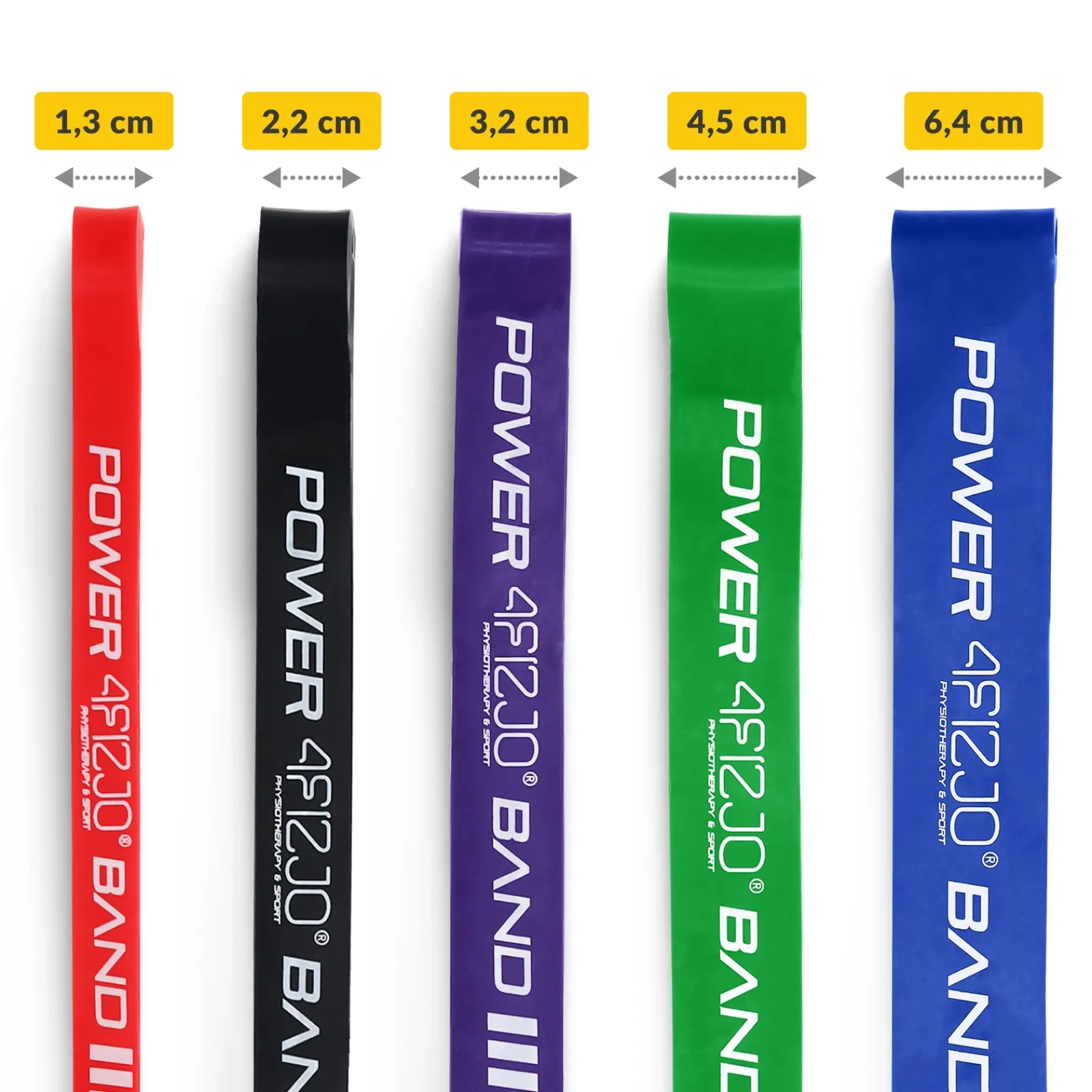 4FIZJO Zestaw 5 gum oporowych POWER BAND