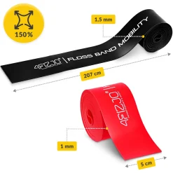 4FIZJO Zestaw 2 taśm rehabilitacyjnych FLOSS BAND Best
