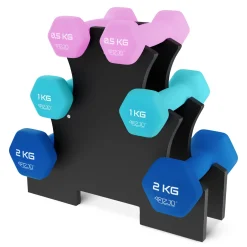 4FIZJO Zestaw hantelek żeliwnych 7 kg